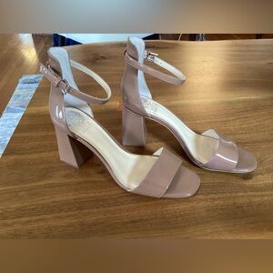 Vince Camuto Winderly in Taupe Mauve Patent Leather - Size 10
